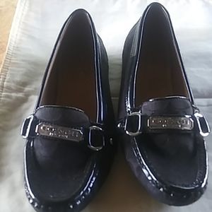 NEW Coach New York Black Loafers
